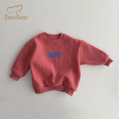 Sustainable Sweatsuit Infants Organic Cotton Baby Sweatshirt Set Eco-firendly Toddler Tracksuits