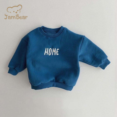 Sustainable Sweatsuit Infants Organic Cotton Baby Sweatshirt Set Eco-firendly Toddler Tracksuits