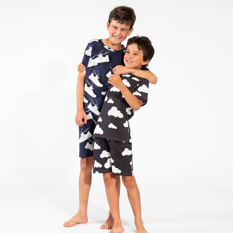 kids boys shorts set T-Shirt and Shorts Set for Kids organic cotton Baby Tops and Pants Suit organic baby clothes