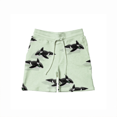 Natural baby boy shorts sets organic cotton jersey Tops and Pants Suit organic baby clothes eco-friendly t shirt and Shorts Set