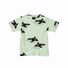 Natural baby boy shorts sets organic cotton jersey Tops and Pants Suit organic baby clothes eco-friendly t shirt and Shorts Set