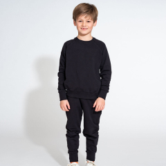 Kids sweatshirt set eco friendly kid sportswear children pullover children sweatshirt and jogger organic kids jogger set