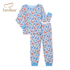 Sustainable Sleep Wear Kids Bamboo Natural Eco-friendly Pyjamas Enfants Bamboo Cotton Children Pyjamas