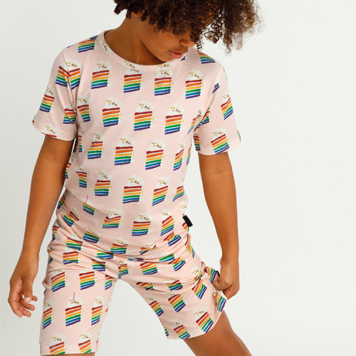 Natural children boy shorts sets organic baby clothes Baby Tops and Pants Suit