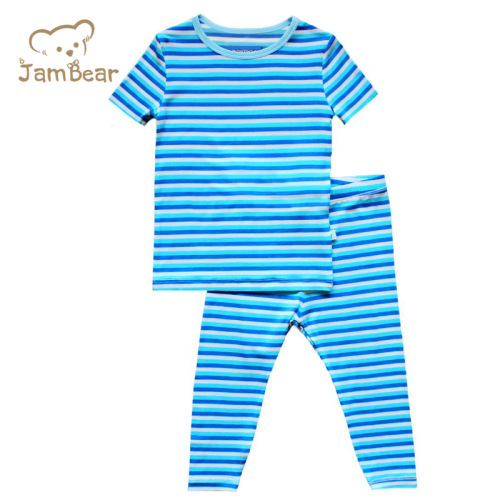 summer children pyjamas organic toddler loungewear eco kids lounge set bamboo viscose toddler pajamas organic pijamas baby