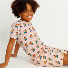 Natural children boy shorts sets organic baby clothes Baby Tops and Pants Suit