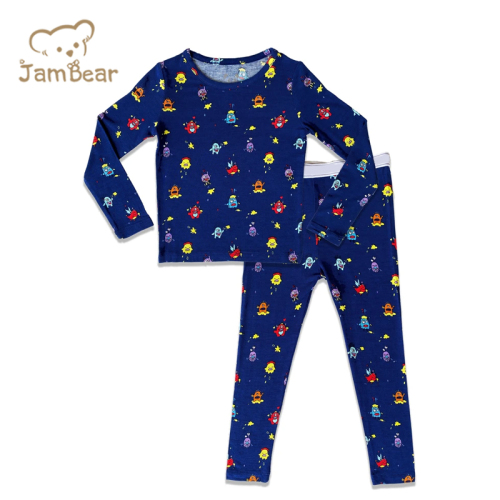 Natural Children Pyjamas 100% Cotton Environmental Pjs For Kids Eco-friendly Children Pajamas