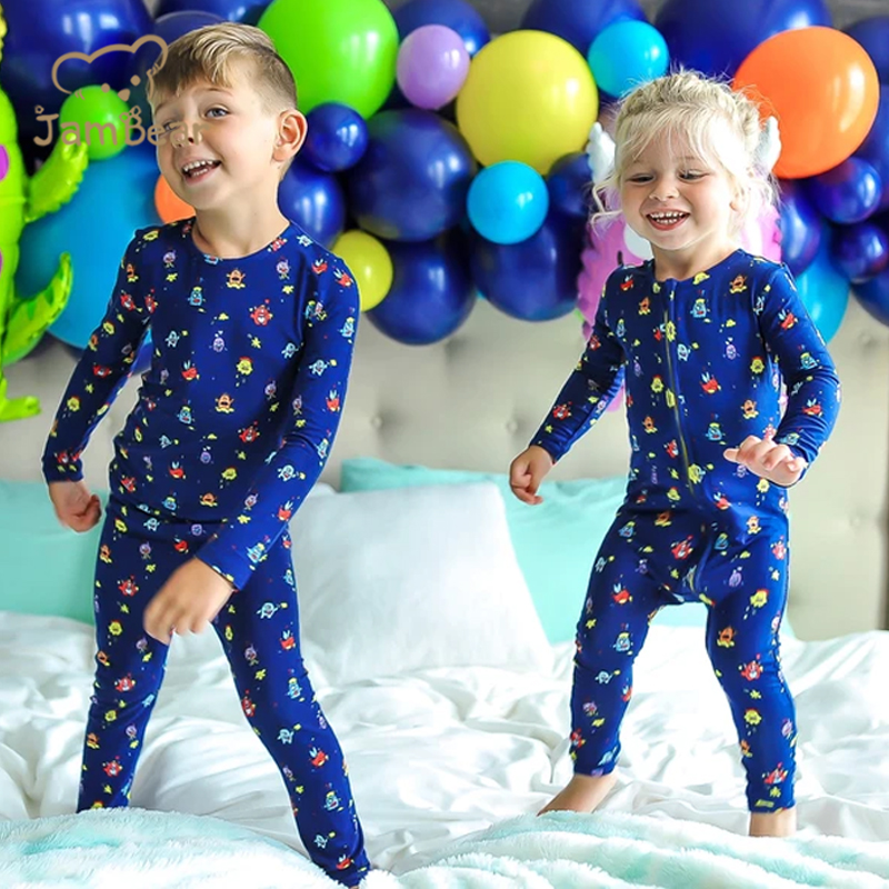 Natural Children Pyjamas 100% Cotton Environmental Pjs For Kids Eco-friendly Children Pajamas
