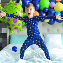 Natural Children Pyjamas 100% Cotton Environmental Pjs For Kids Eco-friendly Children Pajamas