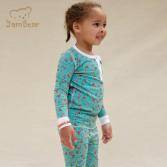organic Bamboo sleepwear children children 2 piece pajama 100% cotton Bamboo Pajamas Kids Sustainable Children Pyjamas