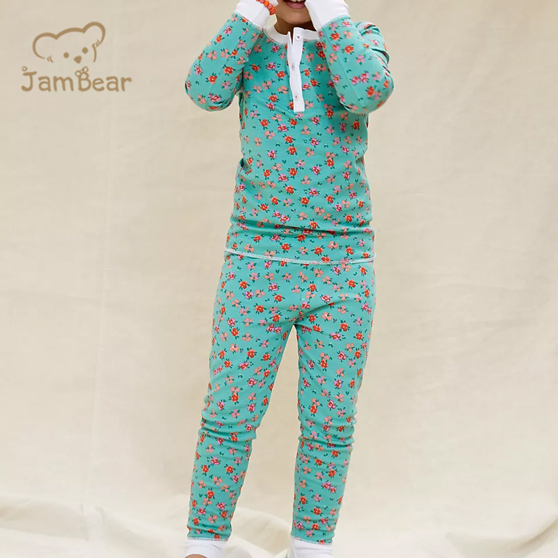 organic Bamboo sleepwear children children 2 piece pajama 100% cotton Bamboo Pajamas Kids Sustainable Children Pyjamas