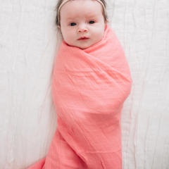 Organic baby swaddle blanket organic cotton Muslin Swaddle Blankets Summer baby blanket