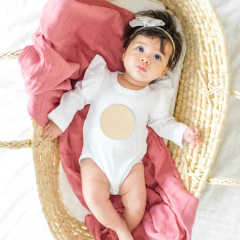 Organic baby swaddle blanket organic cotton Muslin Swaddle Blankets Summer baby blanket