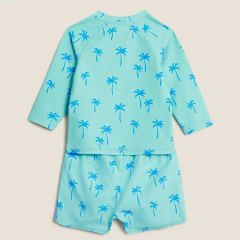 Printed two-piece swimsuit kids Swimsuits children boy Swimwear Sustainable 2pc Pelican Swim Set