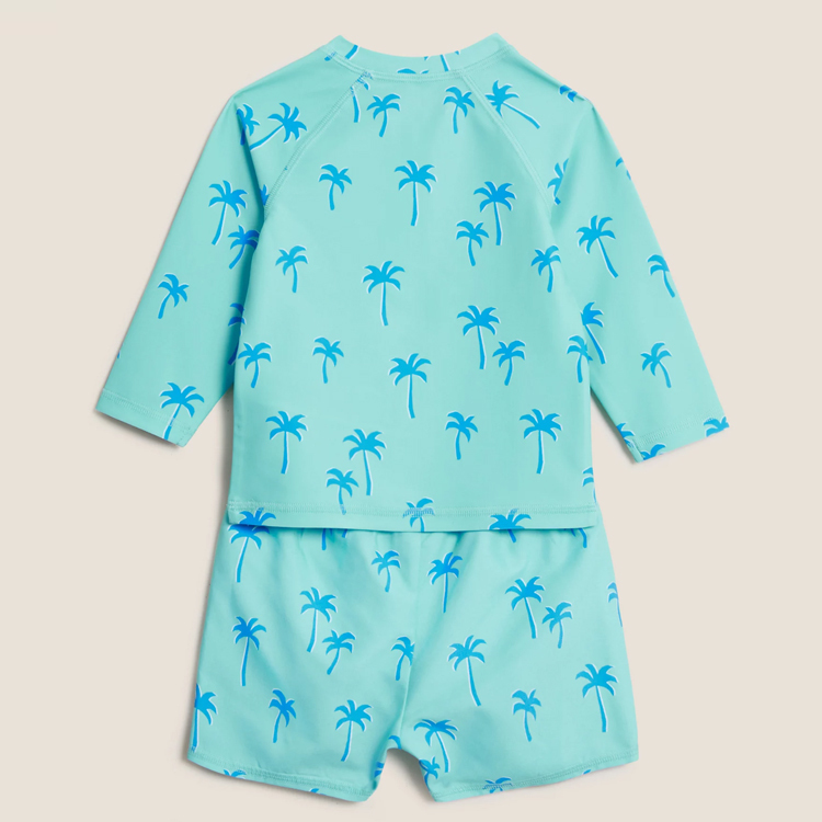 Printed two-piece swimsuit kids Swimsuits children boy Swimwear Sustainable 2pc Pelican Swim Set
