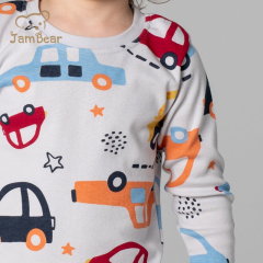 Environmental Bamboo Pajamas Kids Natural Eco-friendly Kids Two Piece Sweatsuits Sustainable Children Pajamas