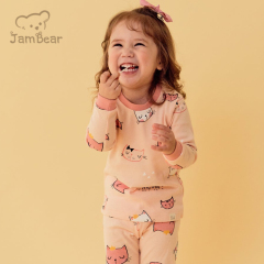 Organic Cotton Sleeping Pajamas For Kids Eco-friendly Children Pyjamas Sleep Wear Kids oem pajamas baby girls kids custom pajama