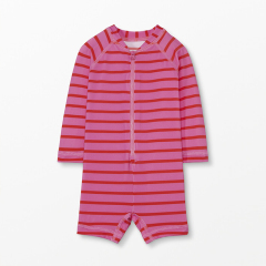 Printed Swimsuit Set two way zip long sleeve Swimwear kids boy swimwear natural children boy Swimsuits