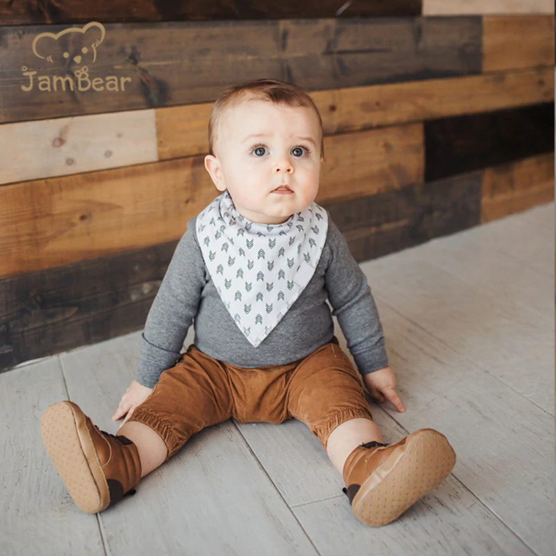 Organic cotton baby burp cloth eco friendly organic burp bib sustainable custom burping bibs