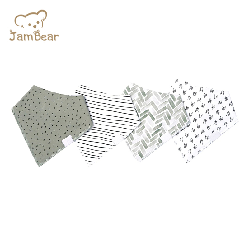 Organic cotton baby burp cloth eco friendly organic burp bib sustainable custom burping bibs