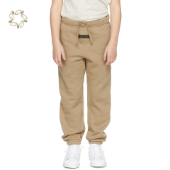 Organic cotton child joggers sustainable children sweatpants fleece eco friendly jogger pants kids boys
