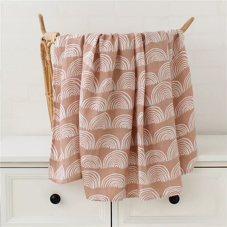 Muslin Baby Blankets Newborn Swaddle Blanket newbron gauze wrap organic cotton baby Thin blanket