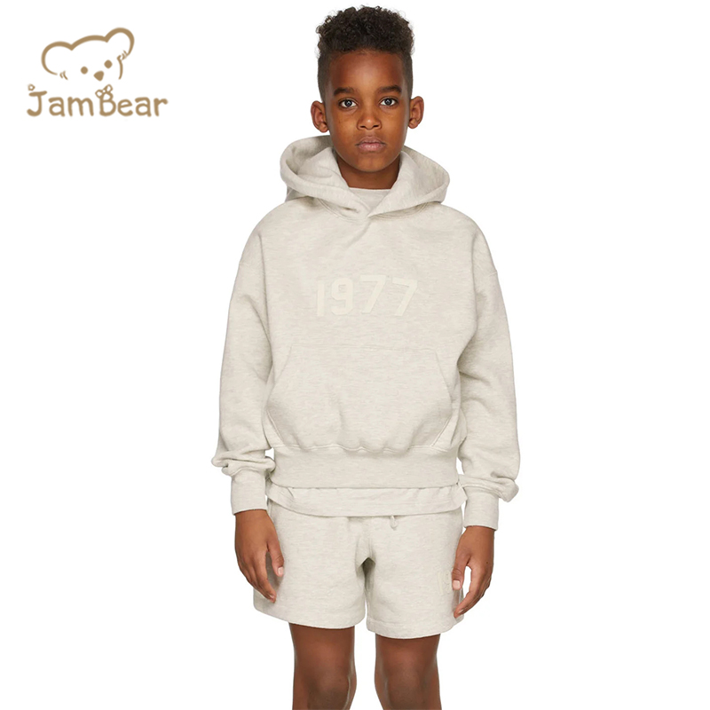 Organic cotton hoodies kids sustinable kids custom hoodie printed eco friendly children hoodie