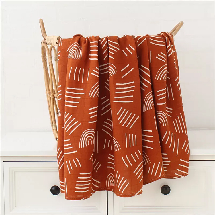 Muslin Baby Blankets Newborn Swaddle Blanket newbron gauze wrap organic cotton baby Thin blanket