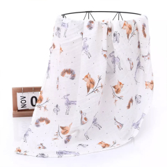 Newbron gauze wrap organic cotton baby Thin blanket Muslin Baby Blankets soft and breathable baby swaddling wrap