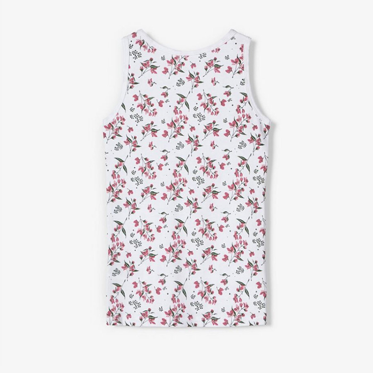 Kids girl Sleeveless t-shirt organic cotton kids tee Eco friendly children Tank Top t shirts print Sleeveless tee