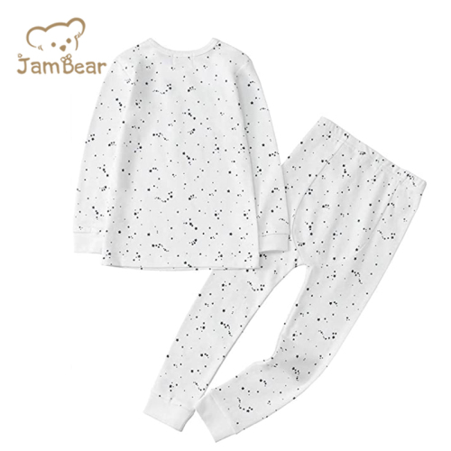 Bamboo Cotton Baby Pajamas Long Sleeve Environmental Bamboo Pajamas Print Eco-friendly Baby Pajamas Bamboo