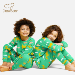 Bamboo Cotton Pajamas For Baby Environmental Bamboo Viscose Toddler Pajamas Eco-friendly Baby Pajamas