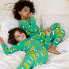 Bamboo Cotton Pajamas For Baby Environmental Bamboo Viscose Toddler Pajamas Eco-friendly Baby Pajamas