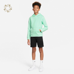 100% Organic cotton kids' pullover hoodie sustainable hoodies for boys kids eco friendly hoodies for kids