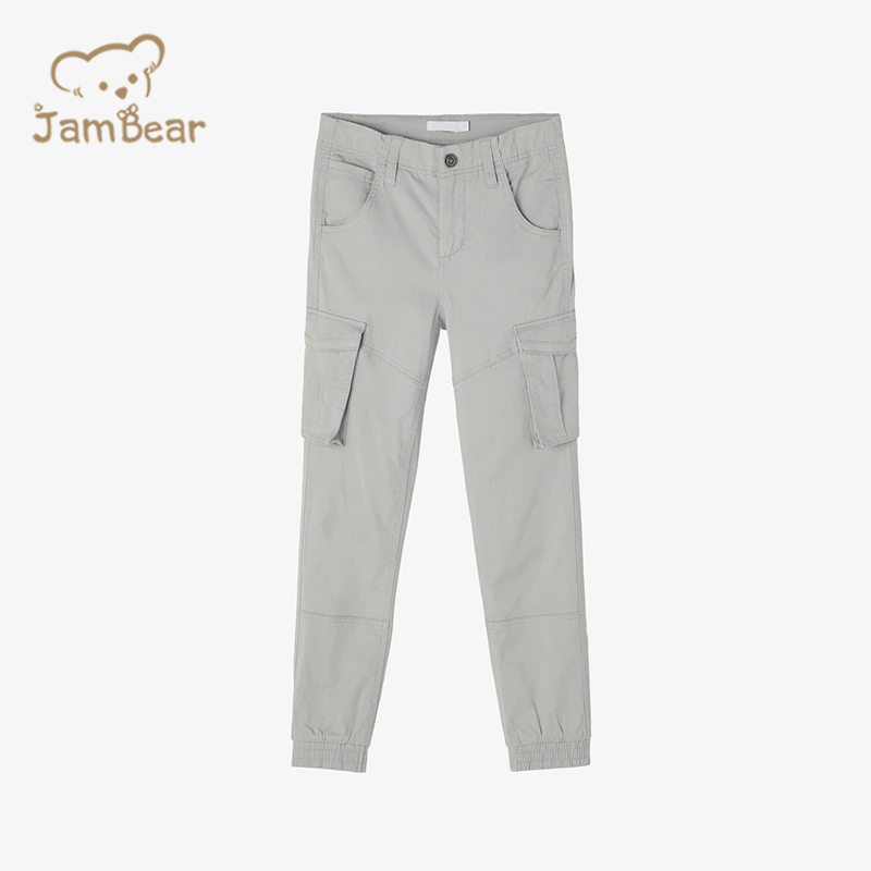 Sustainable cargo pants kids organic cotton kids boys cargo pants eco friendly kids cargo pants