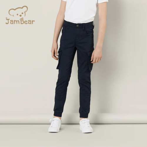 Sustainable cargo pants kids organic cotton kids boys cargo pants eco friendly kids cargo pants