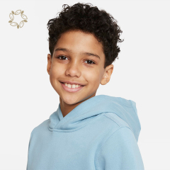100% Organic cotton kids' pullover hoodie sustainable hoodies for boys kids eco friendly hoodies for kids