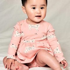 Infants onesie baby skirt bodysuit Eco-friendly baby twirl bodysuit organic cotton ruffle romper baby skirt onesie