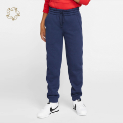 Organic bamboo child sweatpants eco friendly fleece kid joggers sustainable sweatpants for kids