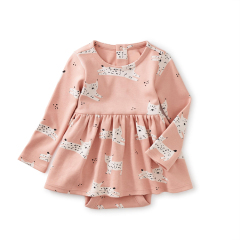 Infants onesie baby skirt bodysuit Eco-friendly baby twirl bodysuit organic cotton ruffle romper baby skirt onesie