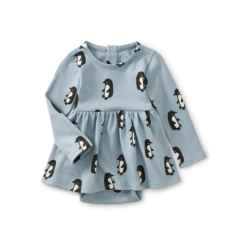 Infants onesie baby skirt bodysuit Eco-friendly baby twirl bodysuit organic cotton ruffle romper baby skirt onesie