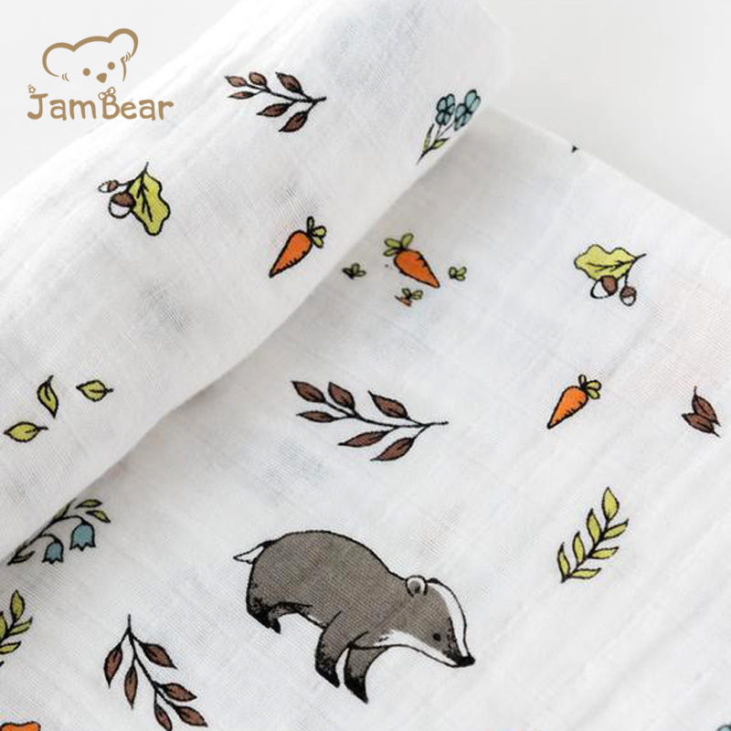 Organic Cotton Infant Swaddle Blankets Cotton muslin wraps Blanket Organic cotton muslin swaddle plain blanket
