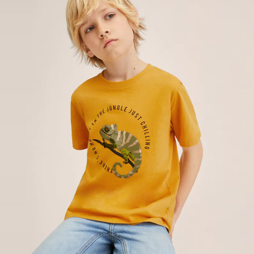Kids t shirt Kids Organic Cotton TShirts Cotton printed T-shirt organic baby clothes short sleeve children t-shirt