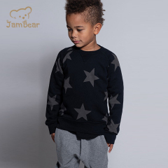 Eco friendly printed kids sweatshirt sustainable kids boys sweatshirt organic cotton children's sweatshirt french terry
