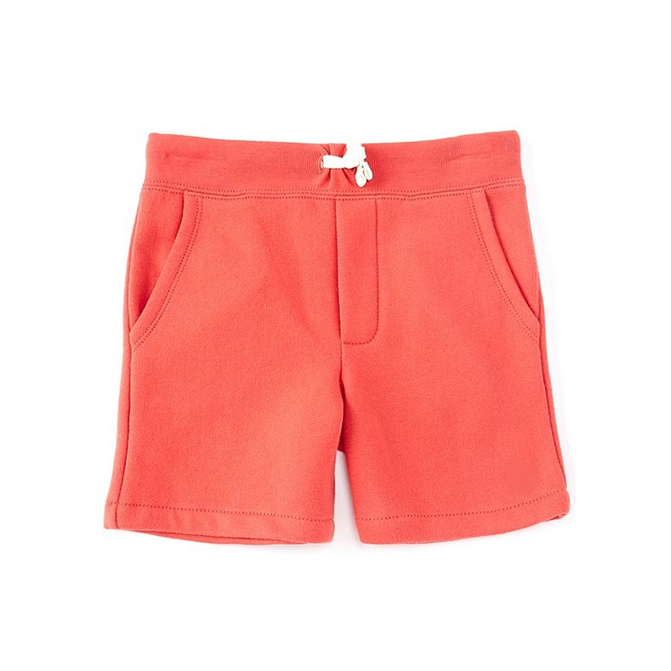 Children short trousers Organic cotton kid boy shorts kids cotton terry sweat shorts Summer Toddlers Outside Shorts