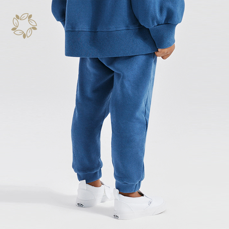 100% Organic cotton children Joggers pants eco friendly joggers pants kids girls sustainable kids joggers