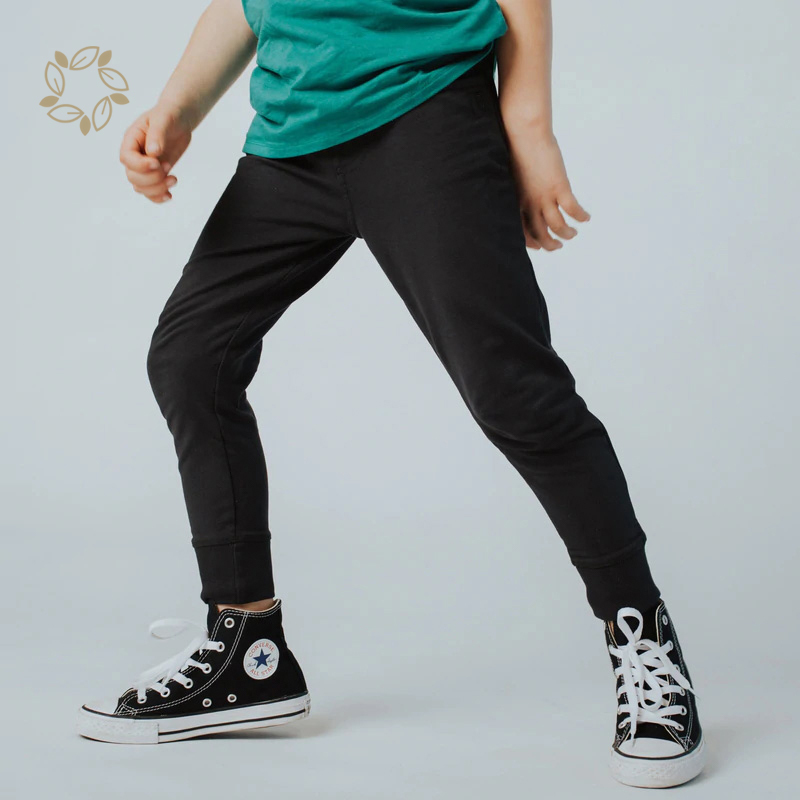 Organic cotton kids classic Joggers sustainable child sweatpants eco friendly kids joggers Jogging pants