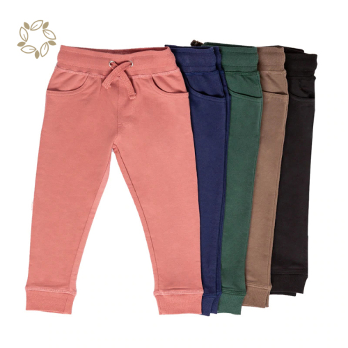 Organic cotton kids classic Joggers sustainable child sweatpants eco friendly kids joggers Jogging pants