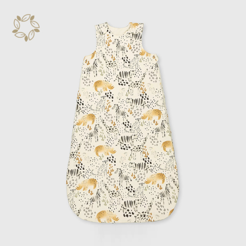 Organic cotton baby sleep bags eco friendly baby sleeping sack sustainable cotton baby sleep bags