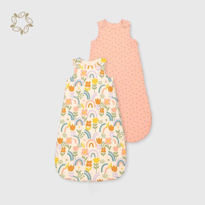 Organic cotton baby sleep bags eco friendly baby sleeping sack sustainable cotton baby sleep bags